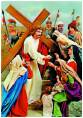 Jesus tr�gt das Kreuz