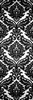 Black & White - TAPETE - BLACK FLOWER