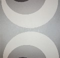 Kreise - KREISE GREY - RETRO-TAPETE