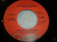 MERLE HAGGARD AND THE STRANGERS - Cherokee Maiden
