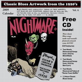 CLASSIC BLUES ARTWORK FROM THE 1920s - 2009 Calendar