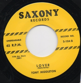 TONY MIDDLETON - Lover