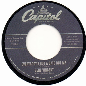 GENE VINCENT - Everybody's Got A Date But Me
