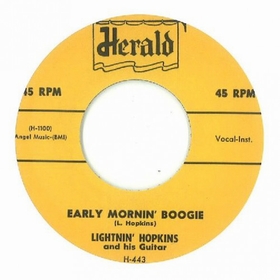 LIGHTNIN' HOPKINS - Early Mornin' Boogie