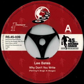 LEE BATES - Why Don't Your Write