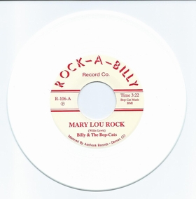 Billy & The Bop-Cats  - Mary Lou Rock / I'm Out