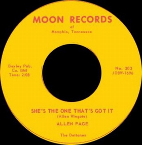ALLEN PAGE - She's The One That's Got It