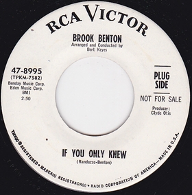 BROOK BENTON - If You Only Knew