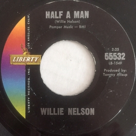 WILLIE NELSON - Half A Man