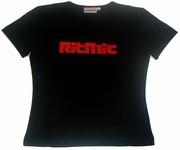 T-Shirt - GIRL S / Ritmic T-Shirt / Black / Red