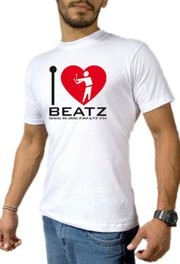 Bubble Beatz - I Love Beatz / Men / Grsse S / Weiss
