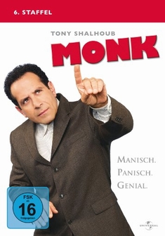 MONK - STAFFEL 6  [4 DVDS] - Dean Parisot