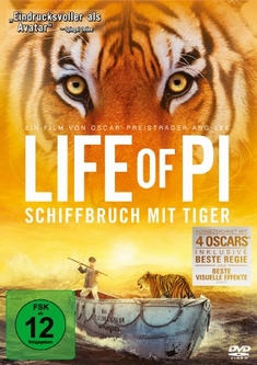 LIFE OF PI - SCHIFFBRUCH MIT TIGER - Ang Lee