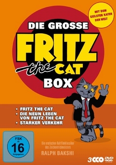 DIE GROSSE FRITZ THE CAT BOX  [3 DVDS] - Ralph Bakshi