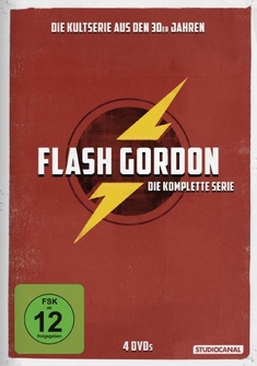FLASH GORDON - DIE KOMPLETTE SERIE  [4 DVDS] - Frederick Stephani