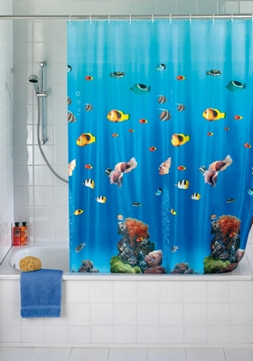 Duschvorhang - Ozean Meer Fische