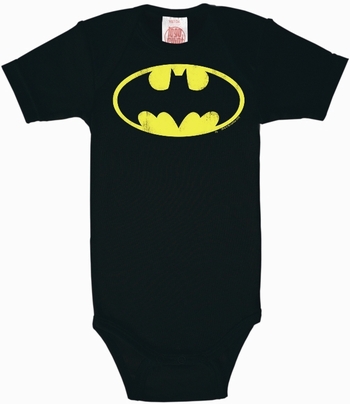 Babybody - Batman Logo - schwarz