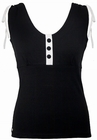 MADEMOISELLE Y�Y� - AUDREY TOP - SCHWARZ