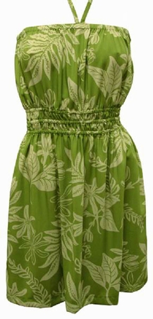 Original Hawaiikleid - Ladies Sundress - Tiare - Olive