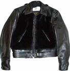 GRIZZLY BIKE JACKET - HEAVY FRONT QUARTER HORSEHIDE