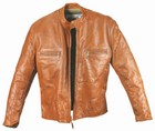 CAFE RACER - AGED TAN STEERHIDE