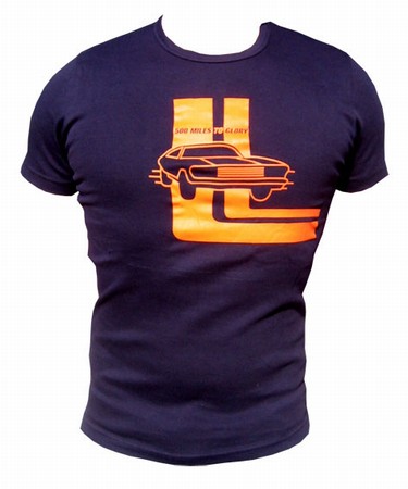 500 Miles to Glory Shirt - blue/orange