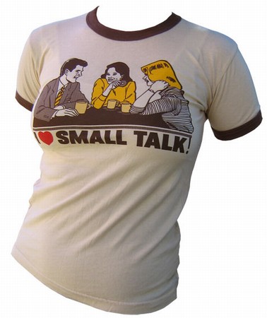 VintageVantage - Small talk girlie shirt