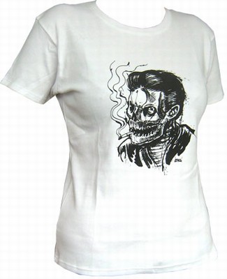 Smoke Kills - White - Girl Shirt