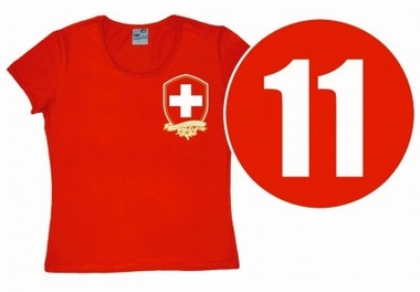 Logoshirt - Team Schweiz  - Girl Shirt