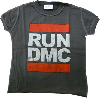 Amplified - Kids Shirt - RUN DMC - Charcoal