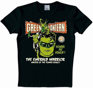 Logoshirt - Green Lantern Shirt - DC Comics - Schwarz