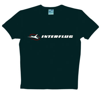 Logoshirt - Interflug Classic Schwarz - Shirt