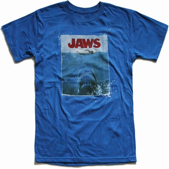 American Classics - Jaws - Shirt - knigsblau