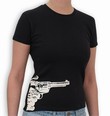T-Shirt M�chtigkeitsballung - Girl black