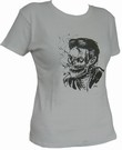Smoke Kills - Grey - Girl Shirt Modell: BON0018Grey-Girl