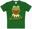 Kids Shirt - Muppets - Kermit Go Green - Gr�n