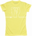 La Linea Girl Shirt - Draw Me - gelb Modell: ROG-L-112