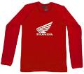 HONDA LONG SLEEVE - ROT - SHIRT