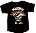Voodoo Rhythm Records - schwarz - Girl shirt Modell: VOOD1011