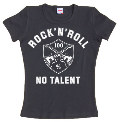 No Talent - Girl shirt - schwarz Modell: BLWFL212