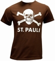 St. Pauli Shirt - braun Modell: stp001
