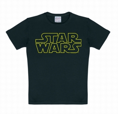 Kids Shirt - Star Wars - Logo Schwarz