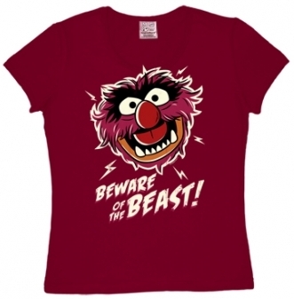 Logoshirt - Muppets Beware of the Beast - Girl Shirt