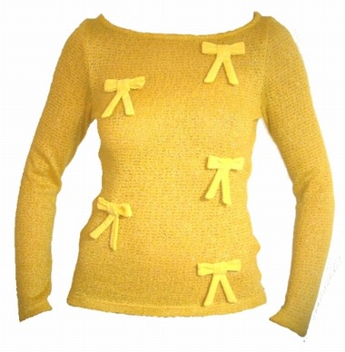 CHERRY YELLOW PULLOVER
