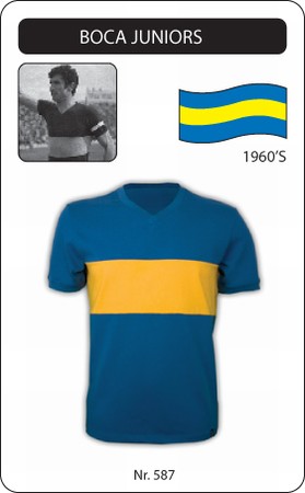 Copa Boca Juniors Retro Trikot 70er Jahre NEU 1385 