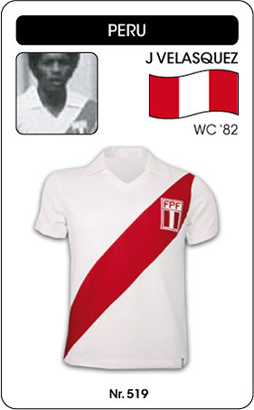 PERU - VELASQUEZ WORLD CUP 1982 - TRIKOT