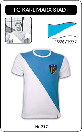 FC Karl Marx Stadt Retro Trikot 1976 1977