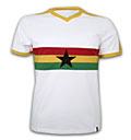 GHANA TRIKOT - RETRO TRIKOT WEI�