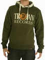 TROJAN LOGO SWEAT FOREST - KAPUZENPULLOVER
