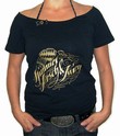 GIRL SHIRT - HAZ LOGO SCHWARZ
